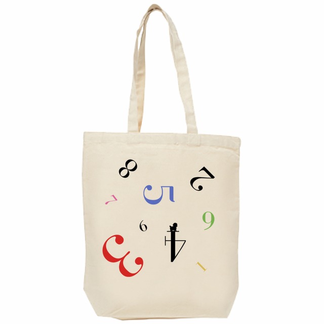 【限定商品】Colorful Number Tote Bag　M size