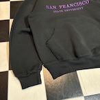 90s USA製 RUSSELL ATHLETIC プルオーバーパーカー 黒 SAN FRANCISCO