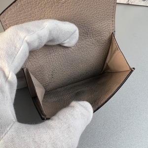 LOUIS VUITTON ルイヴィトン  ポルトフォイユ ロックミニ レザー 三つ折り財布 ベージュ A-10023