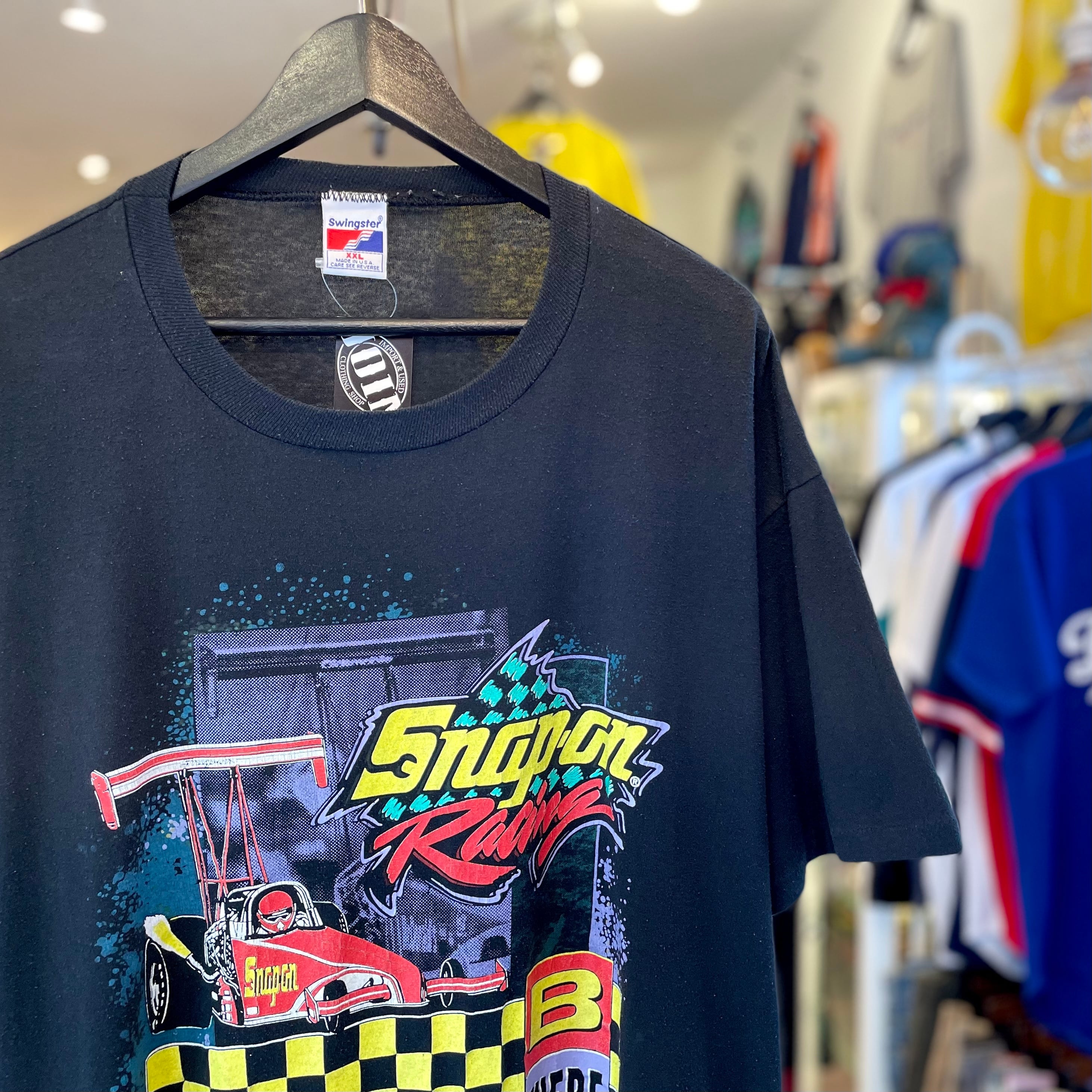 【希少】90s SWINGSTER Snap-on レーシングシャツ