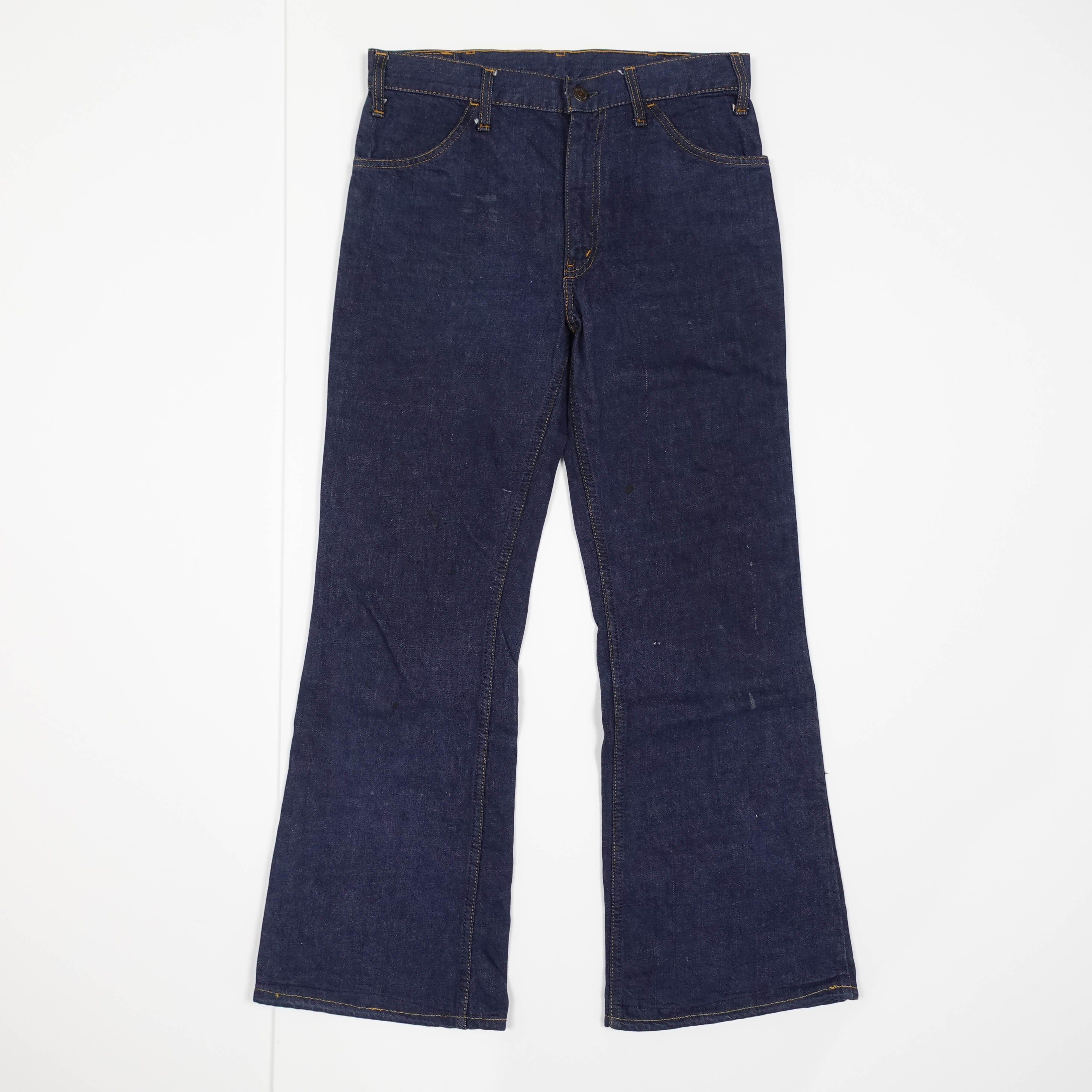 ウエスト38希少 70s LEVI'S オレンジタブ W31 L34 フレアデニム