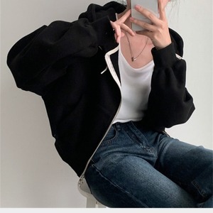 裏起毛 カジュアルパーカー