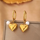 424P　heartピアス