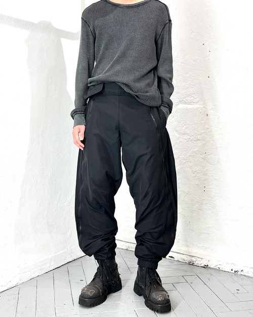 2020SS Sasquatchfabrix. Nylon Zip Flight Pants