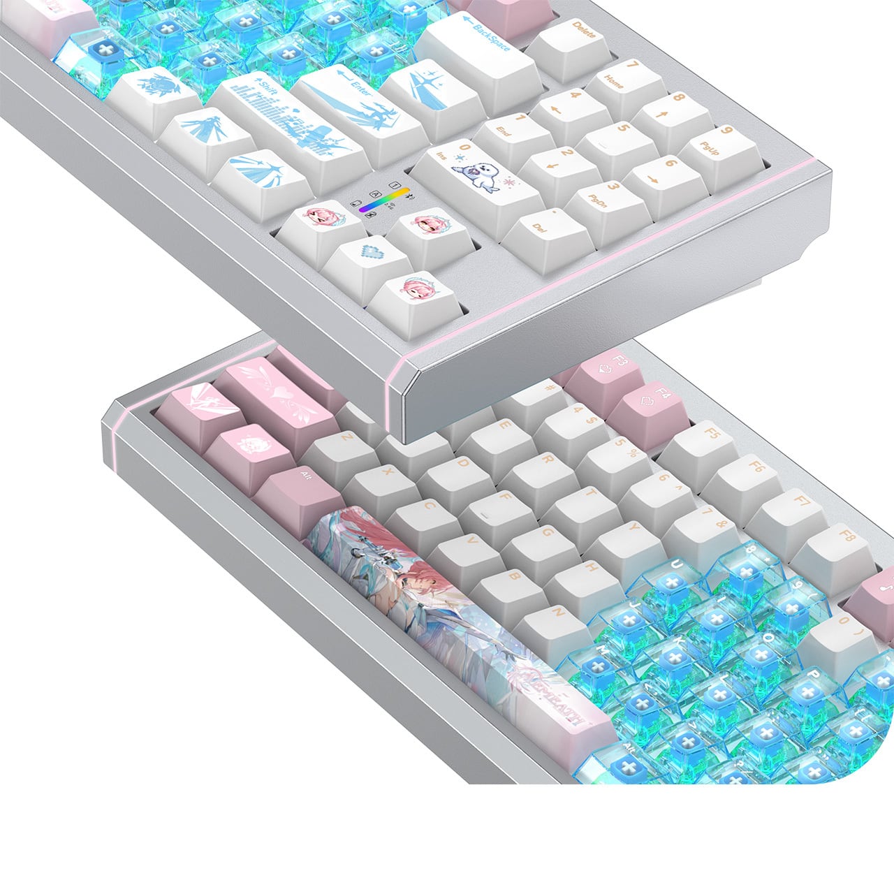鳴潮 エイメス「やわらぎの雪歌」テーマキーボード 凱華 アイス