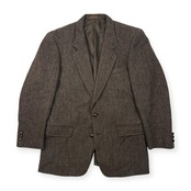 Harris Tweed ハリスツイード ヘリンボーン 2B ウール テーラードジャケット94A6 /メンズ バスケットボタン