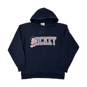 90s USA製 ビンテージ GENUS ミッキーマウス キャラクター スウェット パーカー L /ネイビー