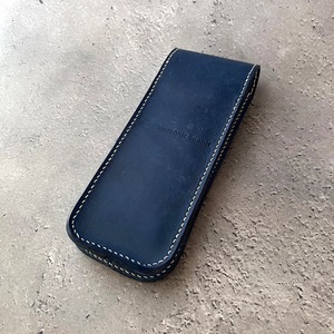 FLAP PEN CASE ・ LINCOLN (COBALT)