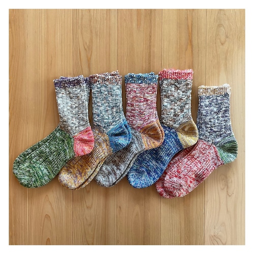 mauna kea / 3 Color Switching Socks