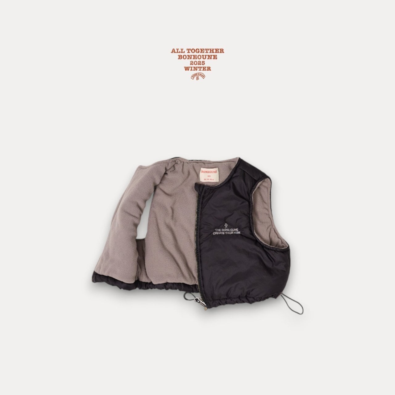 «予約»«ジュニアサイズあり» Boneoune ナウクロップドベスト