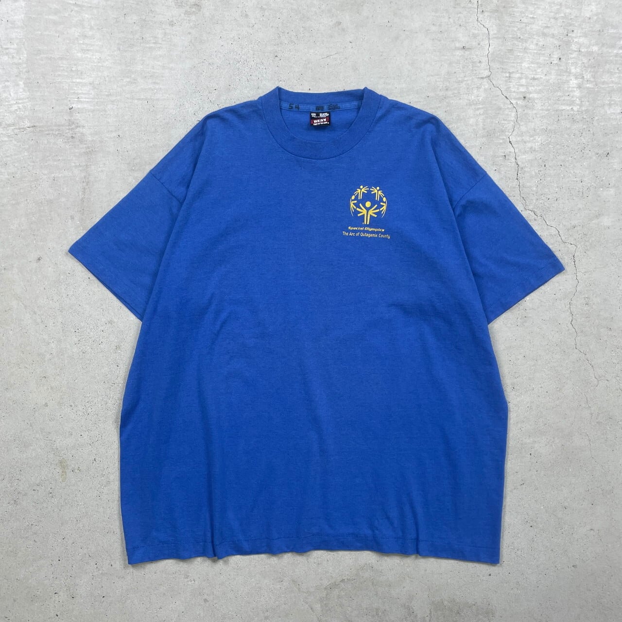 90年代 USA製 Special Olympics プリントTシャツ メンズ3XL 古着 90s 