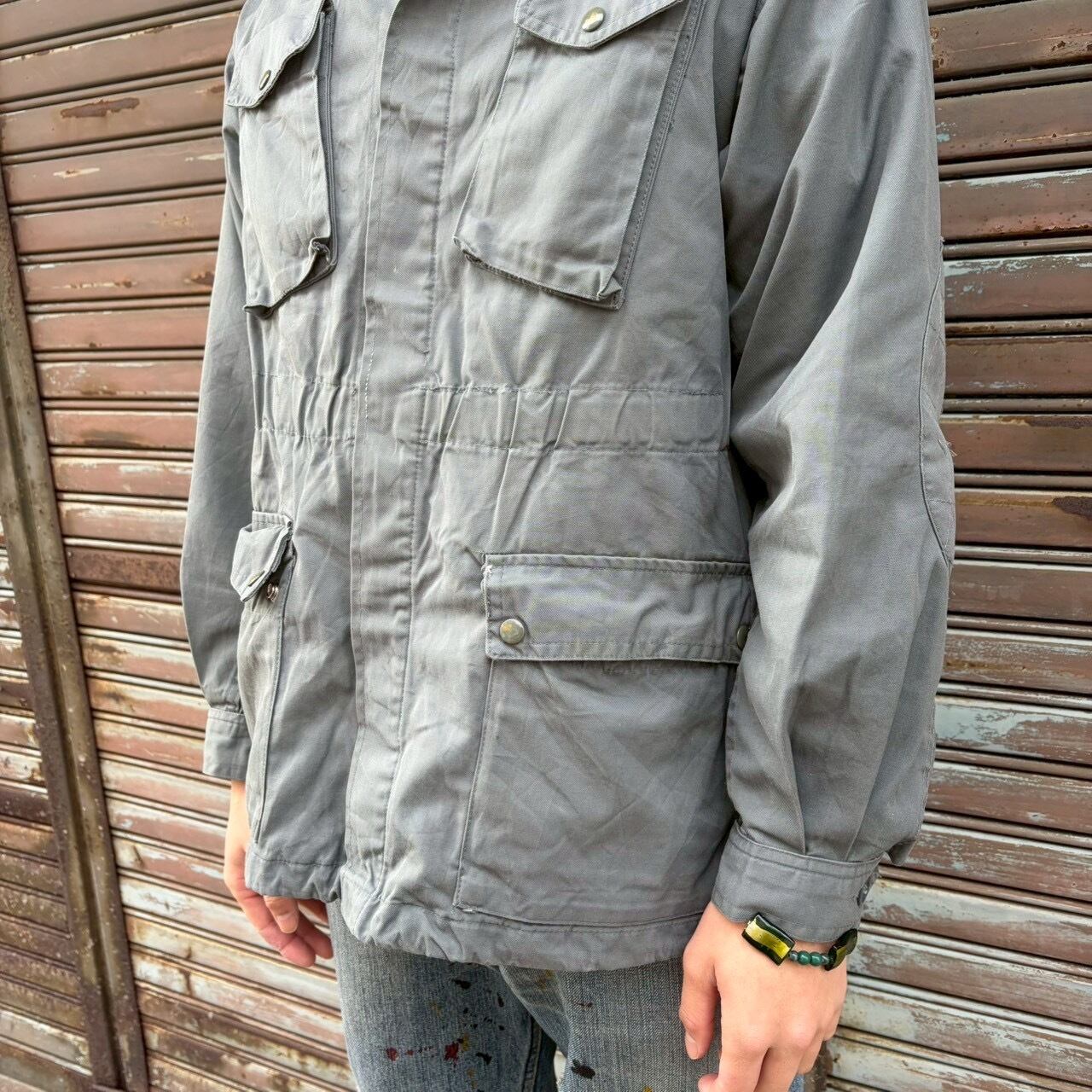 80s イタリア 警察 実物 ポリスマンジャケット イタリア軍 M