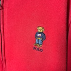POLO RALPH LAUREN ポロベア ジップパーカー 赤