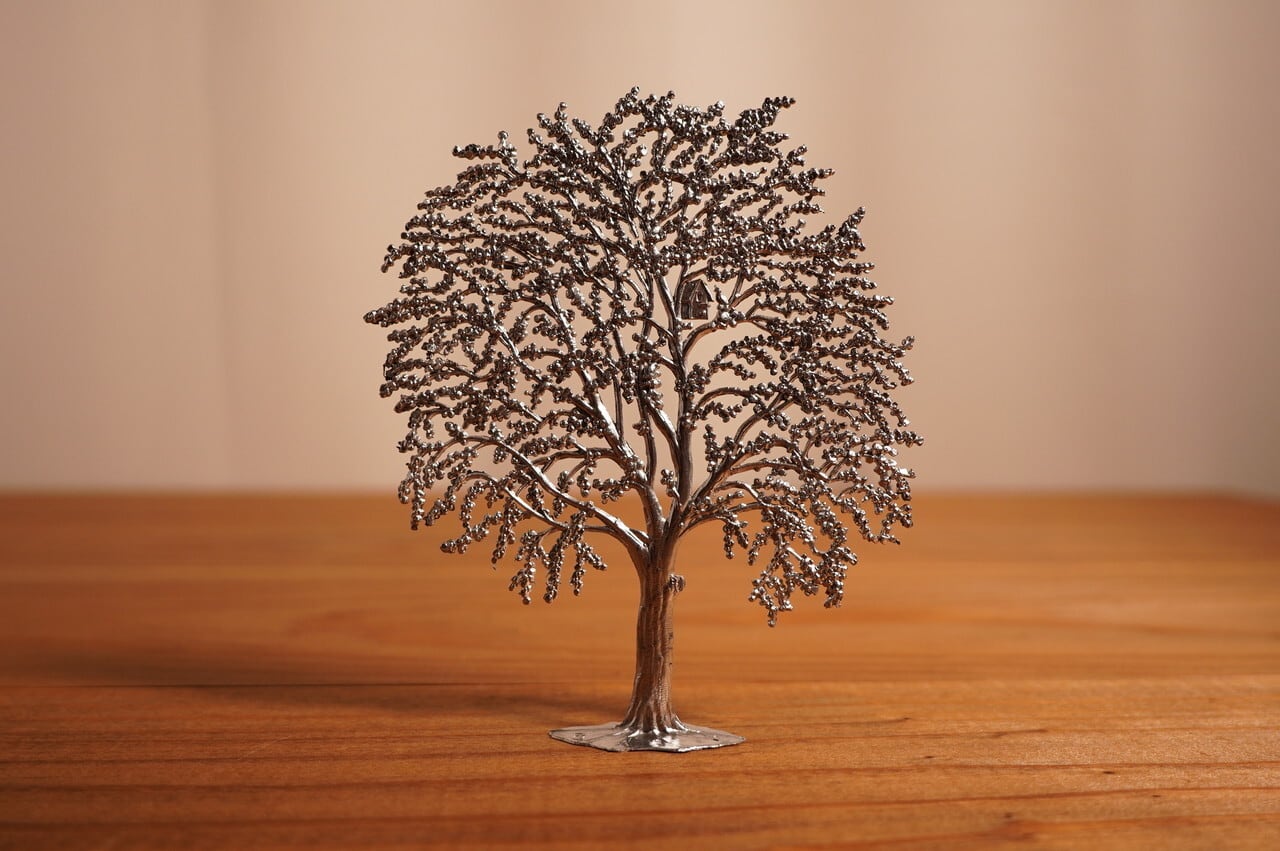 Wilhelm Schweizer 錫のオブジェ さくらんぼの木 | PADDY'S