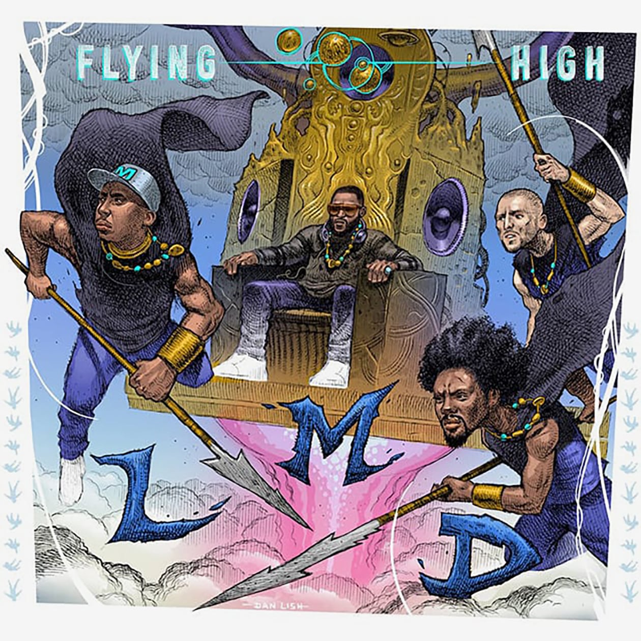 〈残り1点〉【LP】LMD (Lmno, Med & Declaime) - Flying High（ホワイト ヴァイナル）