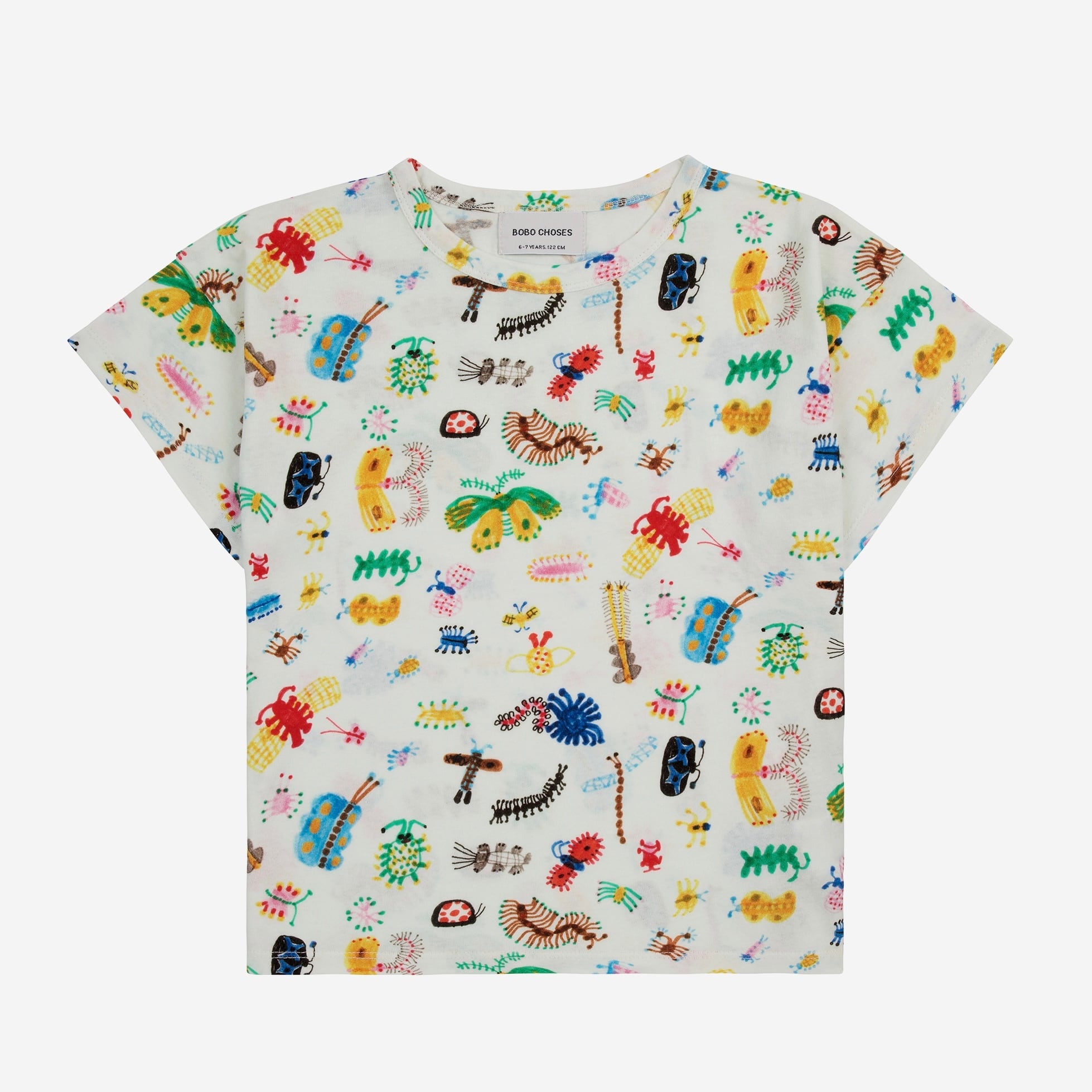 残り1点(4-5y) BOBO CHOSES / Funny Insects all over T-shirt