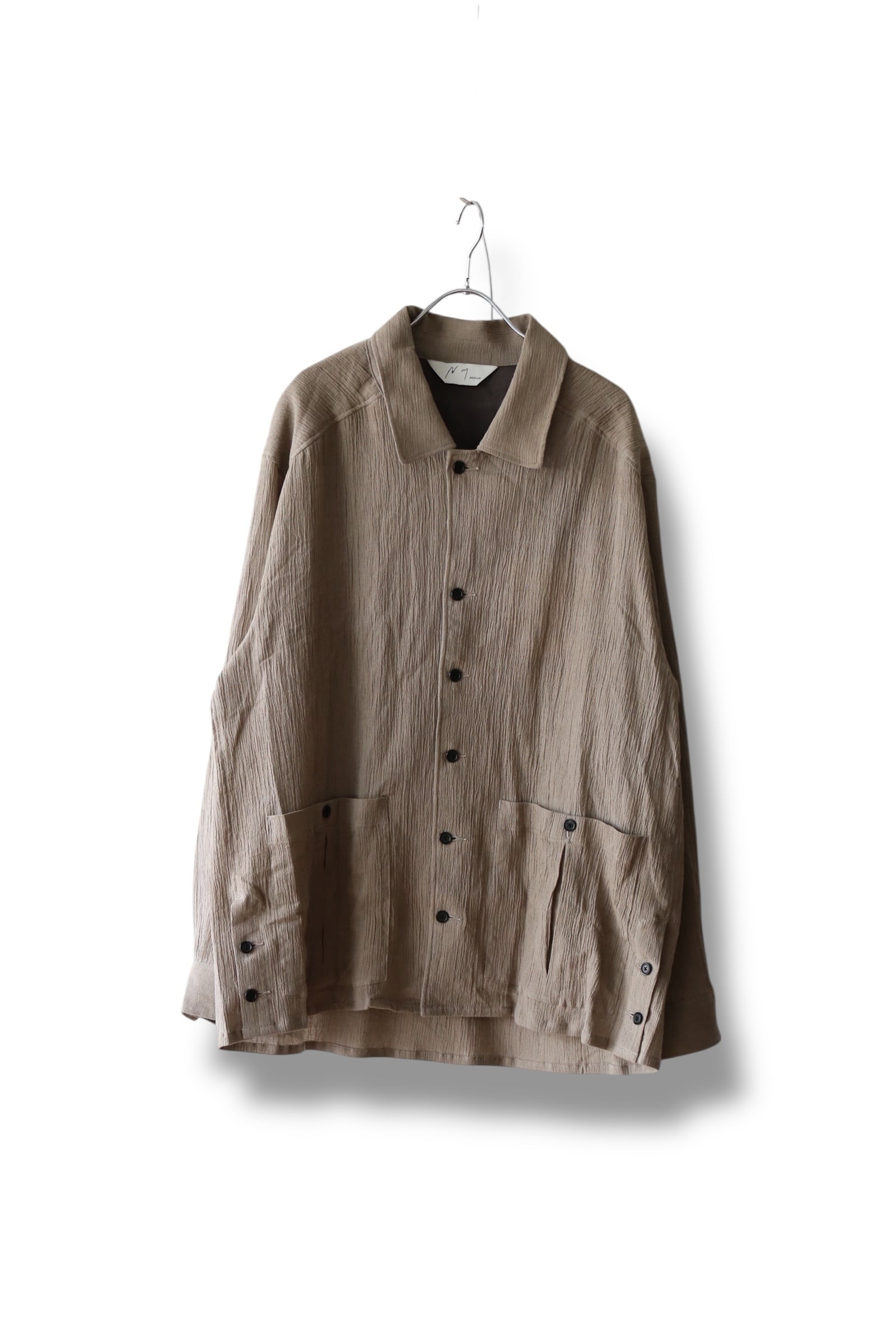 Ancellm -CREPE SHIRT JACKET- / ANC-SH92/ アンセルム クレープ