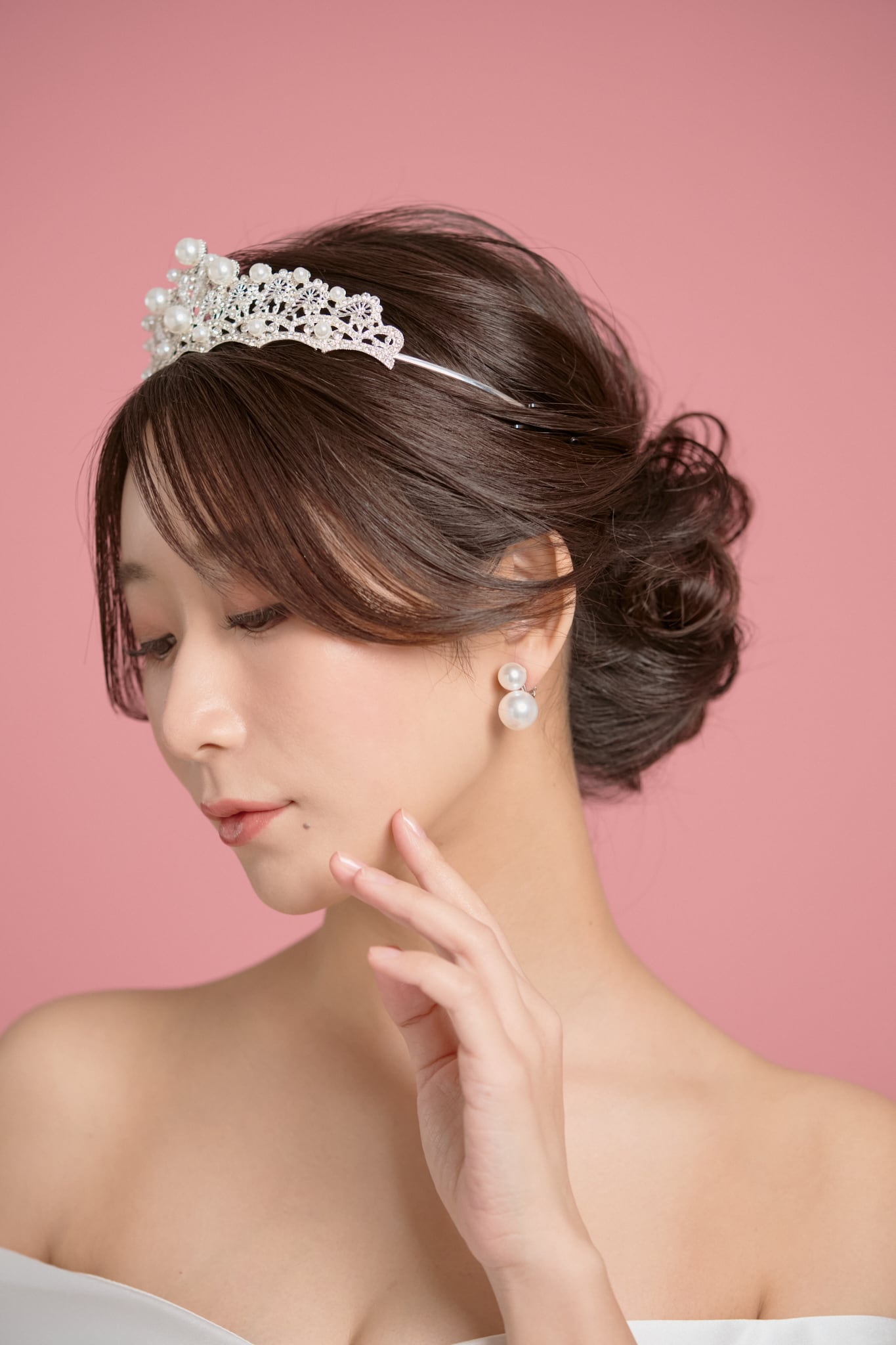 elizabeth bower パール・ピアス【新品未使用】 Elizabeth Bower】Pearl Dublet Stud ピアス／イヤリング