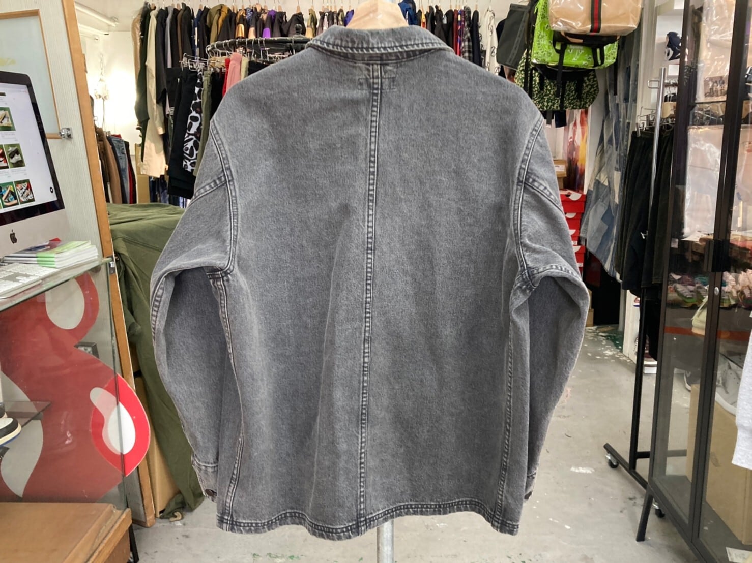 Supreme 22SS DENIM CHORE COAT MEDIUM BLACK 67021 | BRAND BUYERS OSAKA