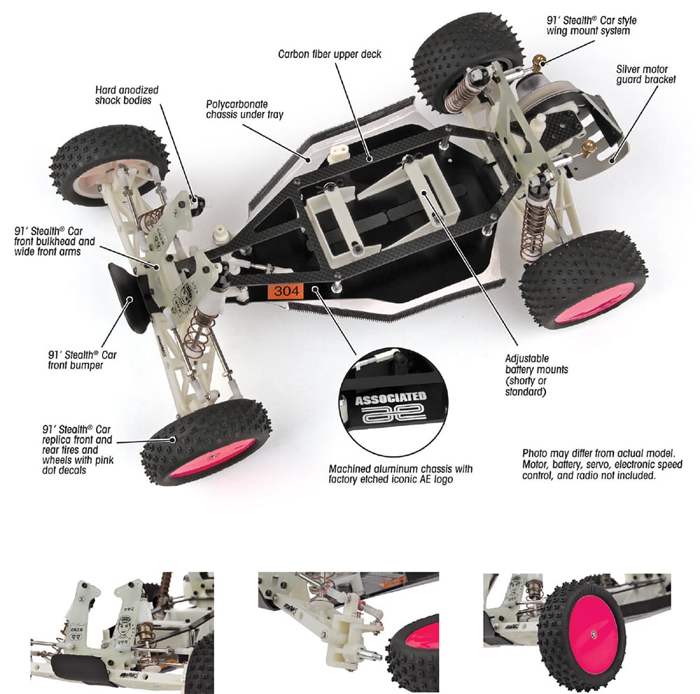 ASSOCIATED AS6044 RC10 1991 Stealth Masami Edition Kit | GB