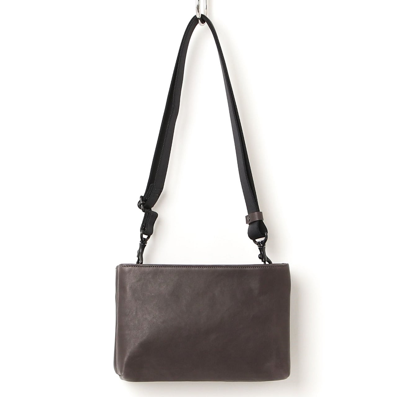 243ABG07 Leather 'twin pochette' S ショルダーバッグ ダブル