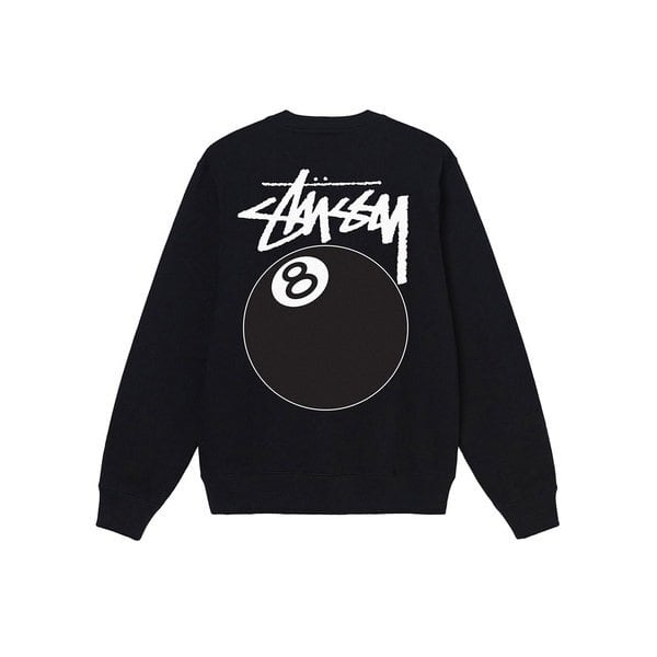 STUSSY  8ボール スウェット グレー Ｌ