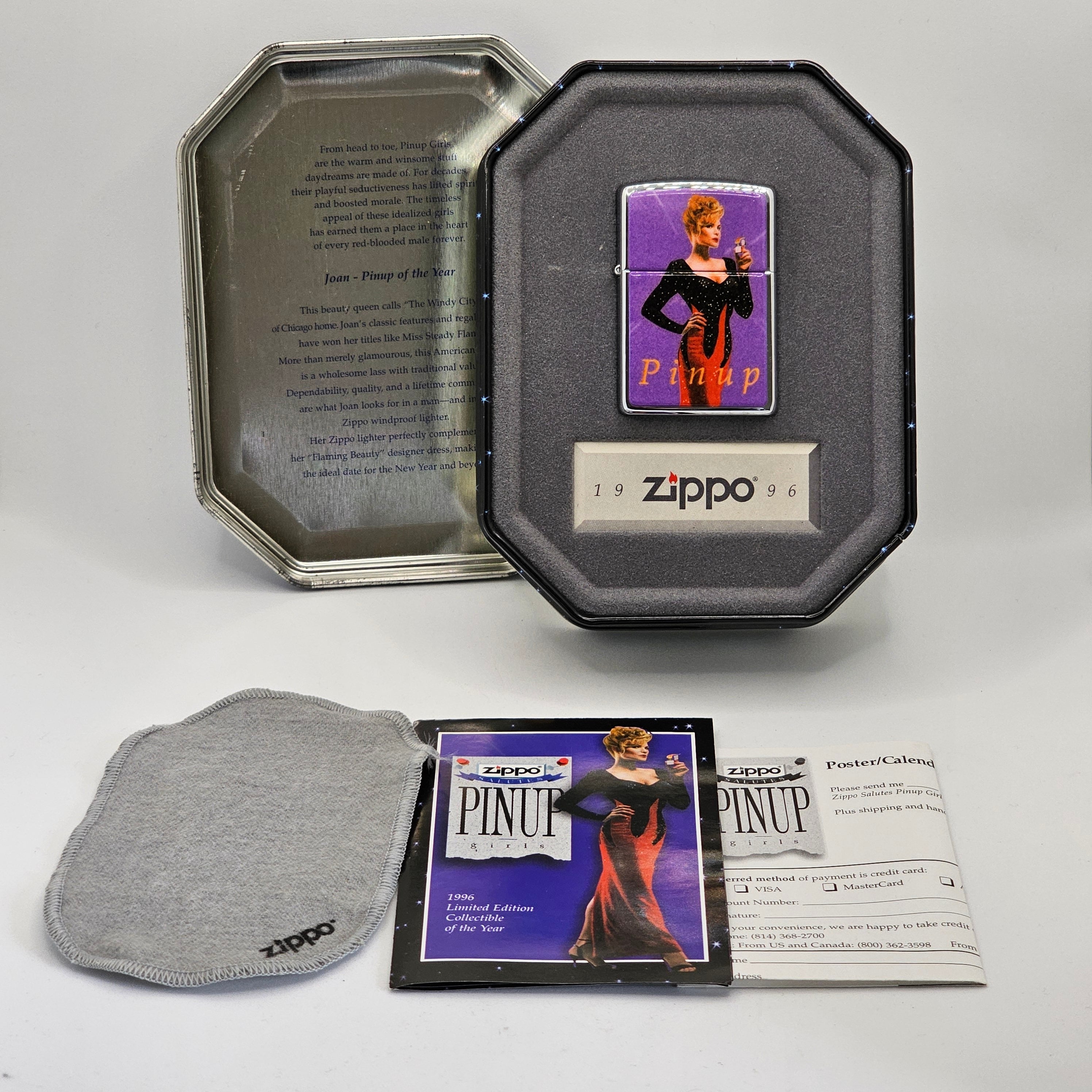 ZIPPOオイルライター PINUP girls セット Zippo ピンナップガール 1996
