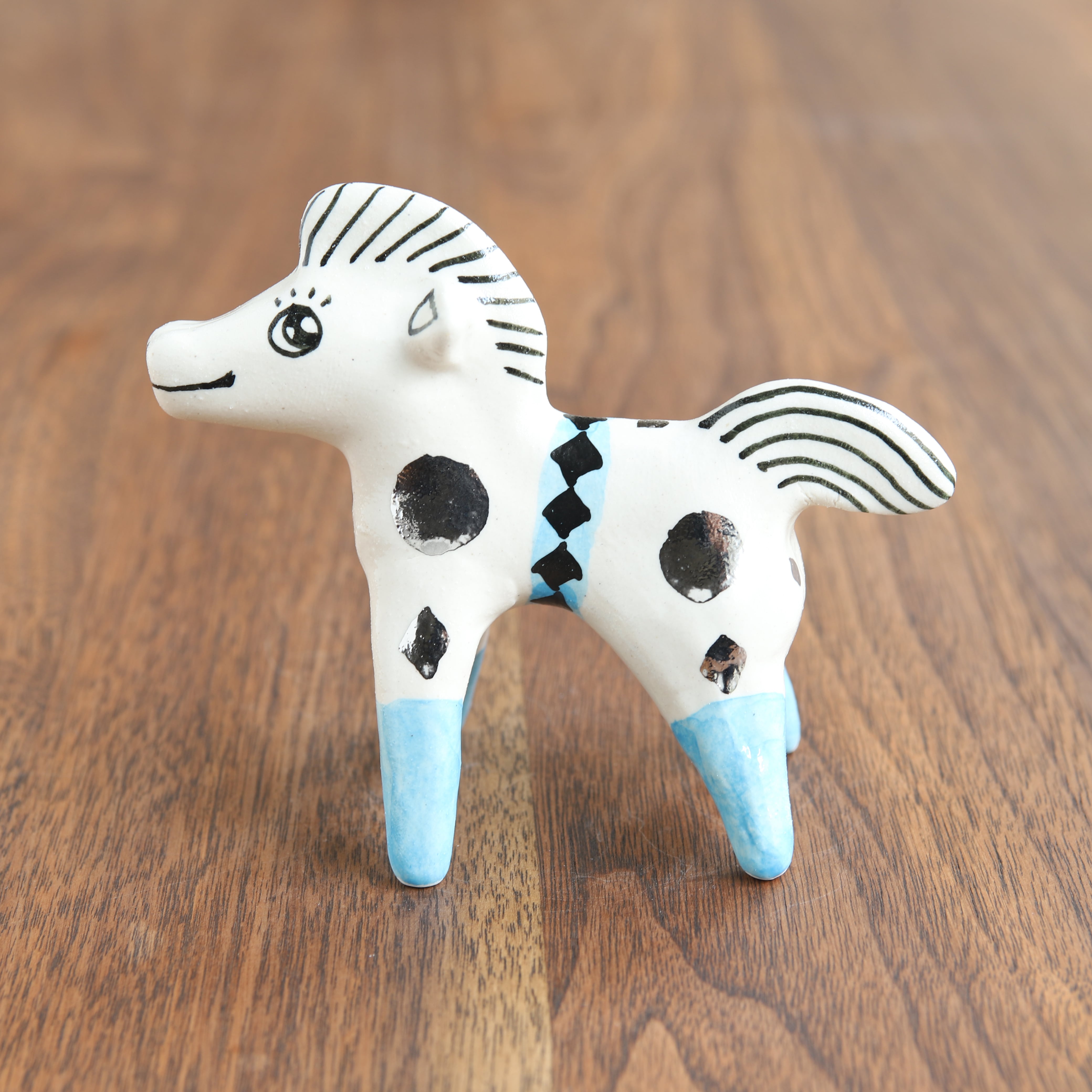 山口祥治 干支フィギュア 午(ウマ)「ウマジャロウ UJ-33」 工房:喜鶴製陶(有田焼)