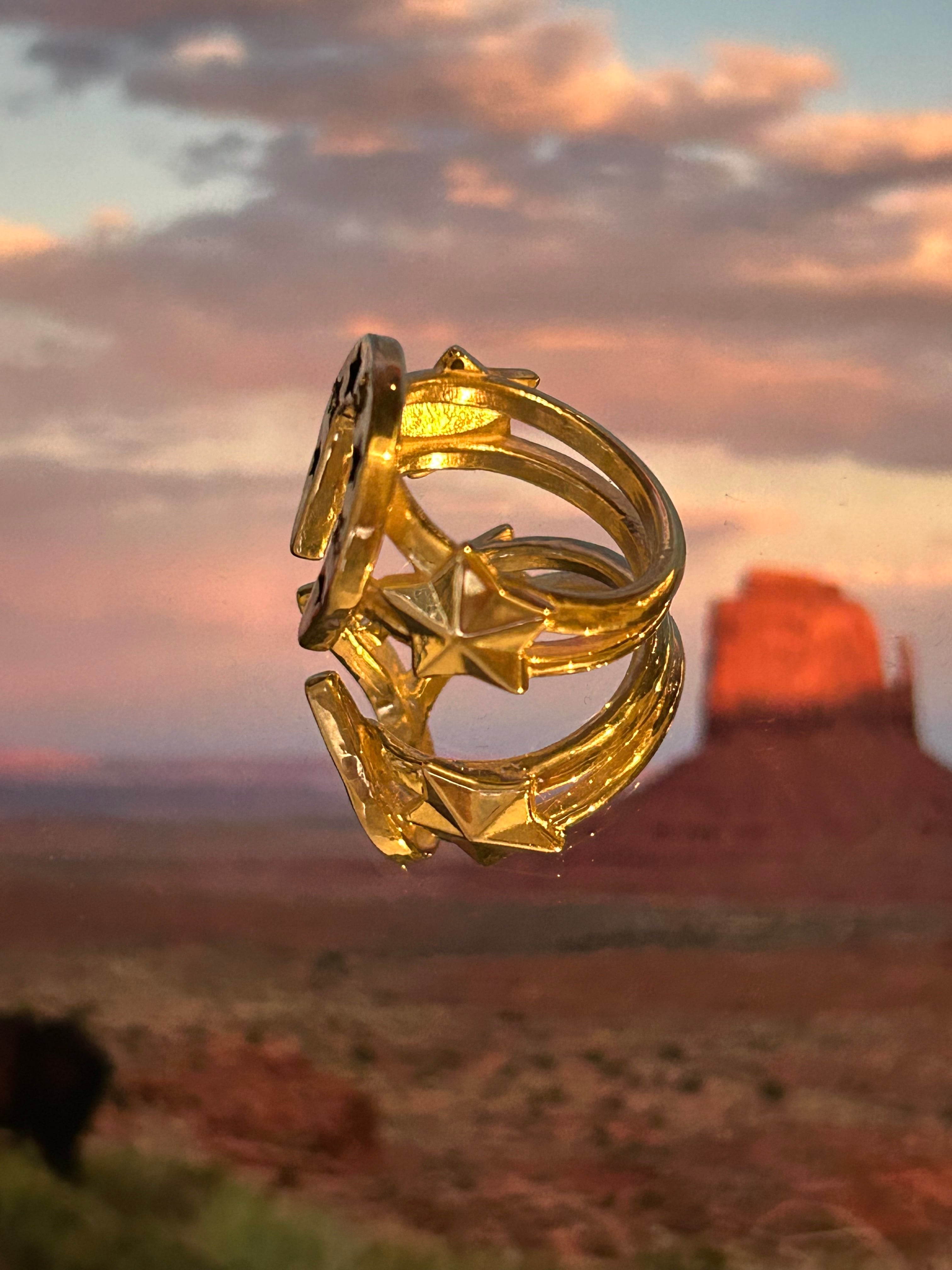 ホゾ hozho フェザーリング HOSESHOE RING | FAIS DESIGNS
