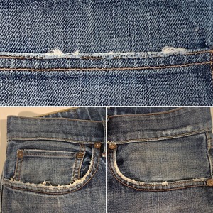 8710  ポロ　ラルフローレン　デニムパンツ　ボタンフライ　輸入古着　W36