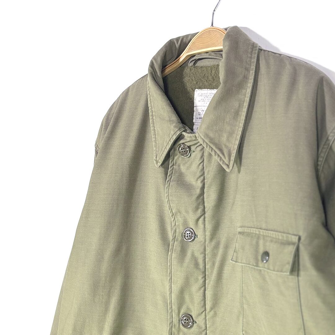 80s U.S.NAVY A-2 デッキジャケット ステンシル ヴィンテージ