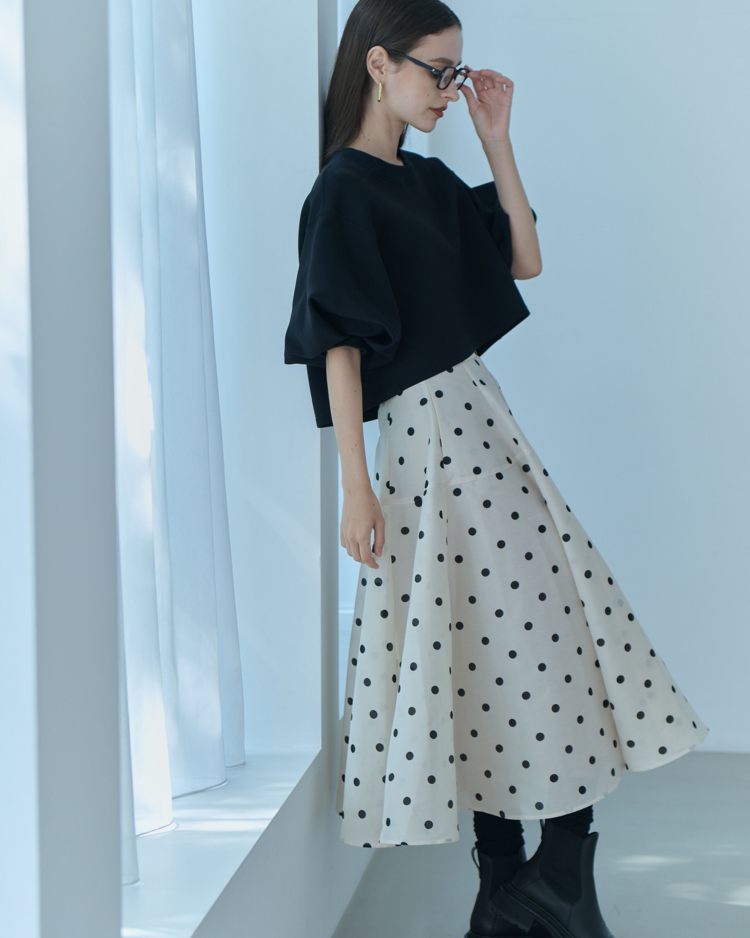 13日まで限定値下げ Bluelea ブルレア Jacquard skirt Bluelea ブルレア Jacquard skirt ジャガードスカート S bluelea