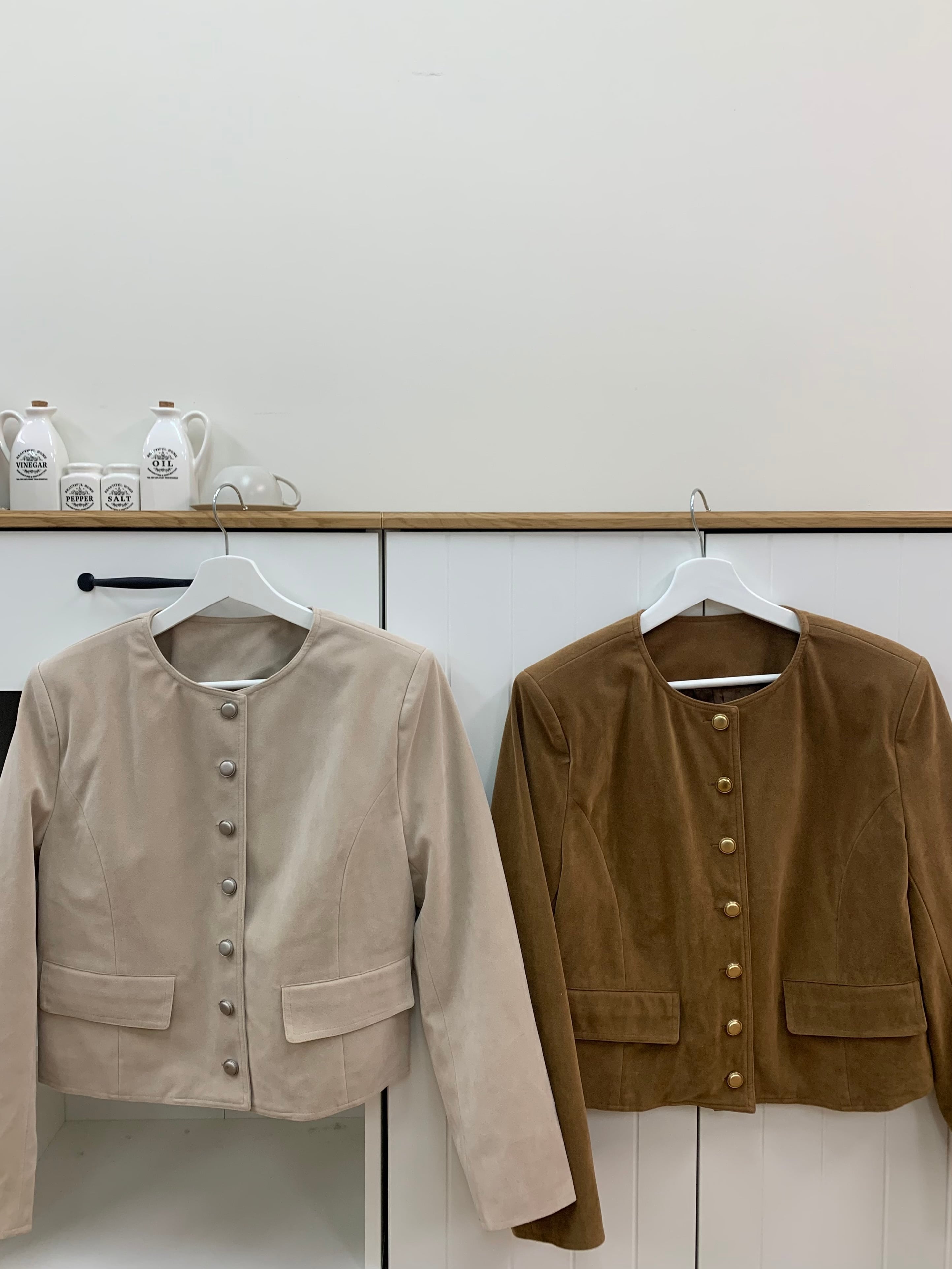 gray追加♥】 Vintage Suede Jacket | mineng マイング 公式通販サイト