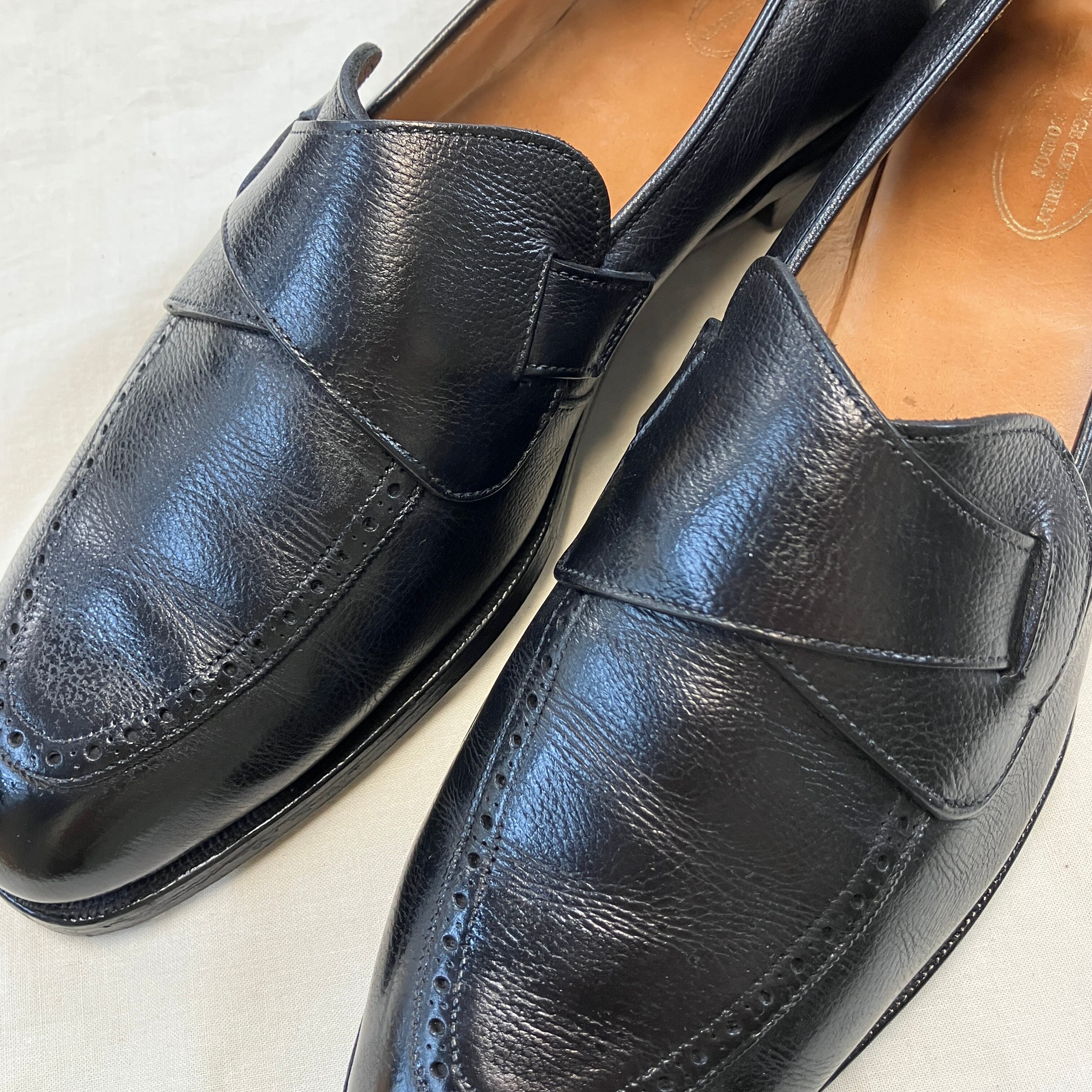 GEORGE CLEVERLEY LEATHER BUTTERFLY LOAFER《8 1/2 E》 | safarionline