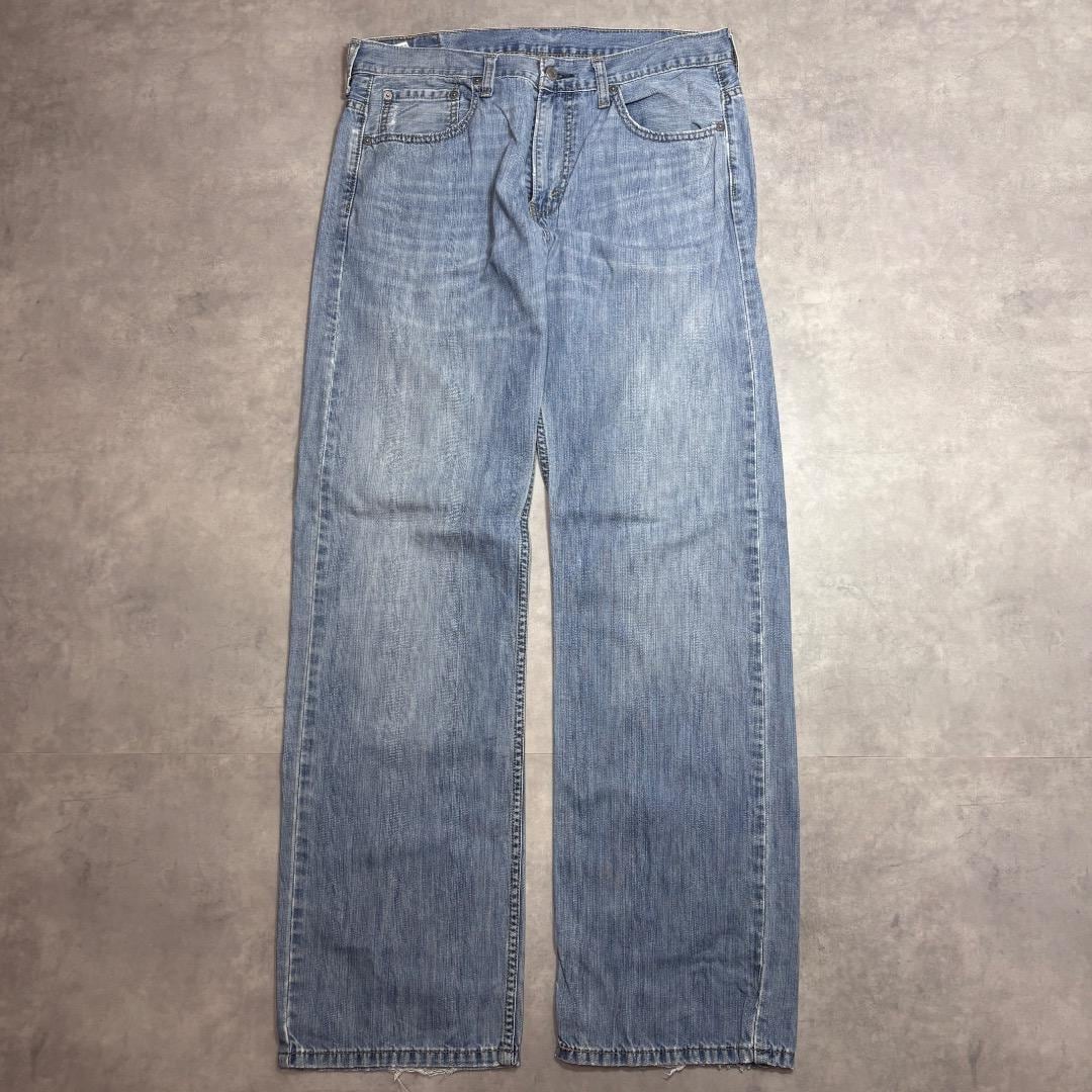 リーバイス569 Levis W32 ブルーデニム 青 ボトム 古着 16882