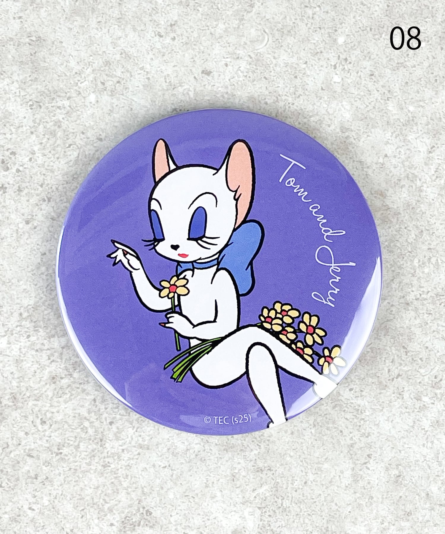 F258105_TOM and JERRY×Flapperトムジェリフレンズ缶バッチミラー2