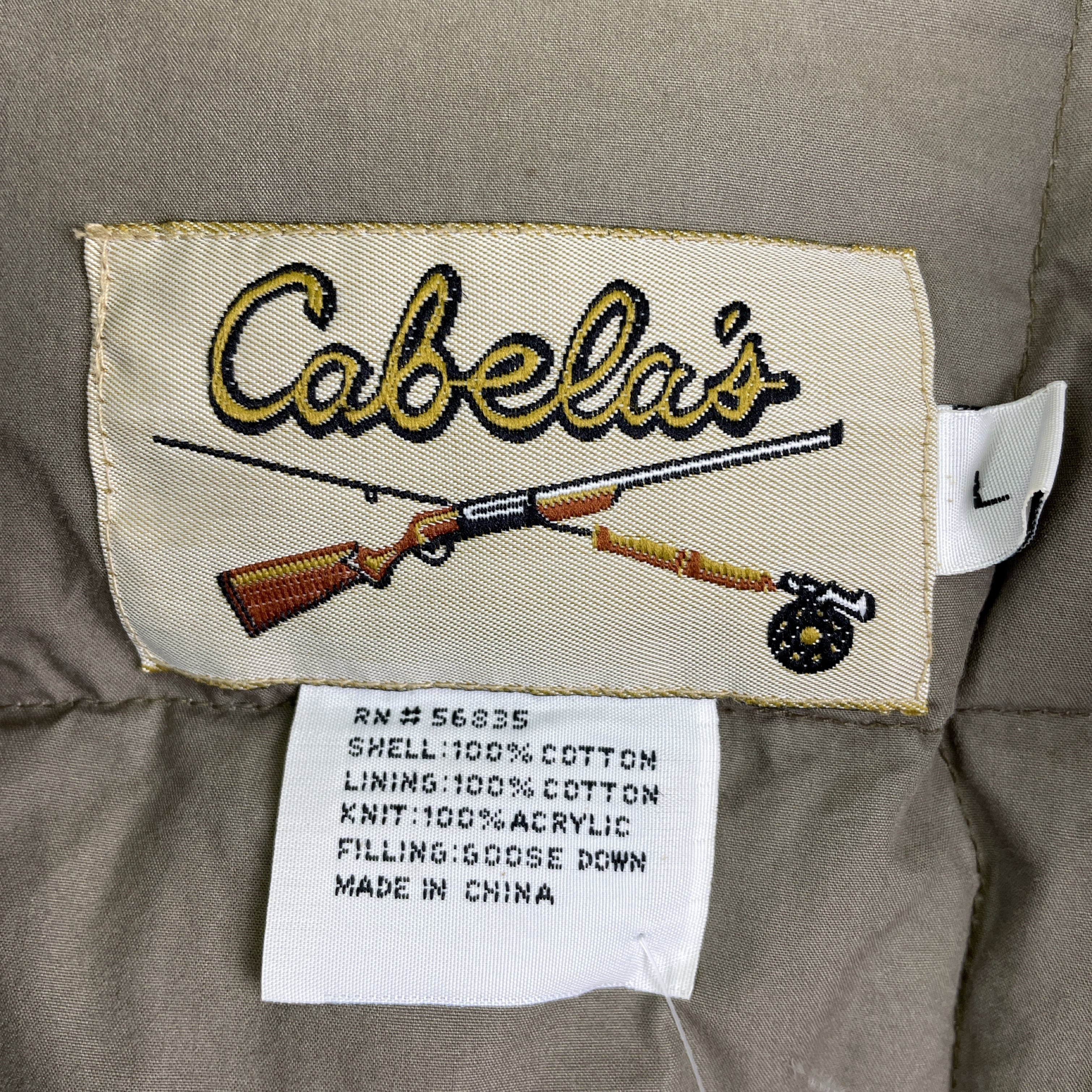 C9 cabela'sダウンベスト　サイズ米国XL