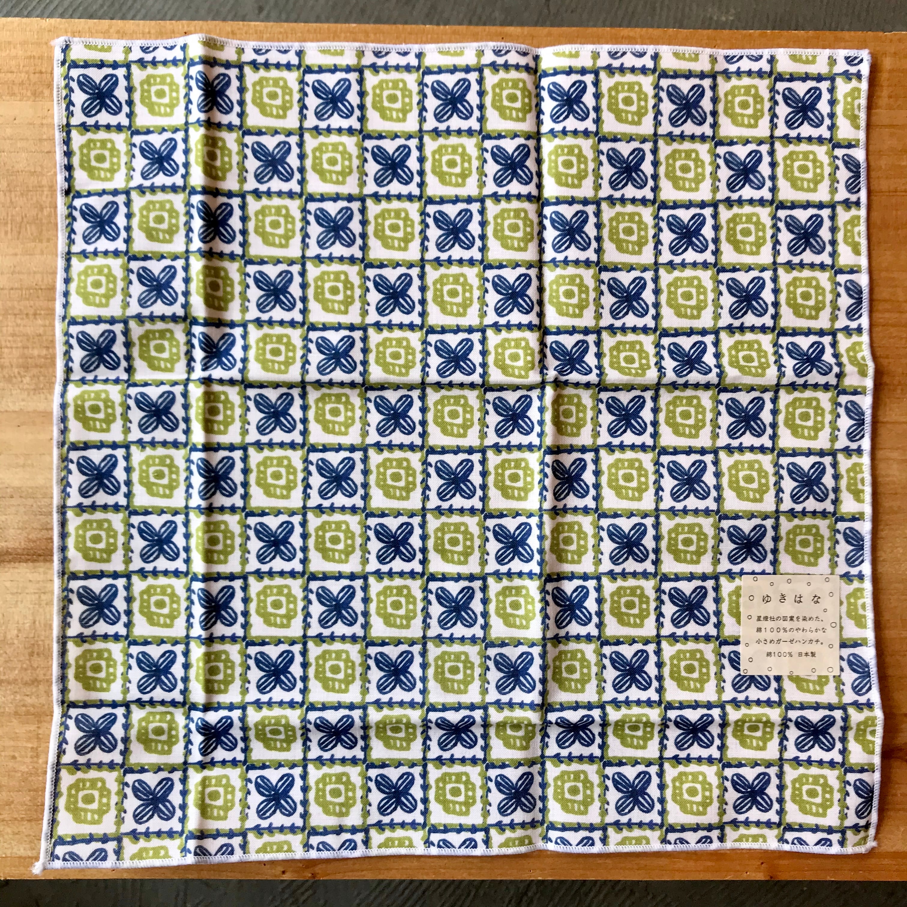 星燈社 ダブルガーゼハンカチ「ゆきはな」 | 雑貨店OBON