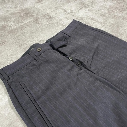 00s old PRADA stripe イタリア製 48 slacks 詳細写真3