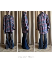 BOGARI paisley pattern silk shirt-5064-11