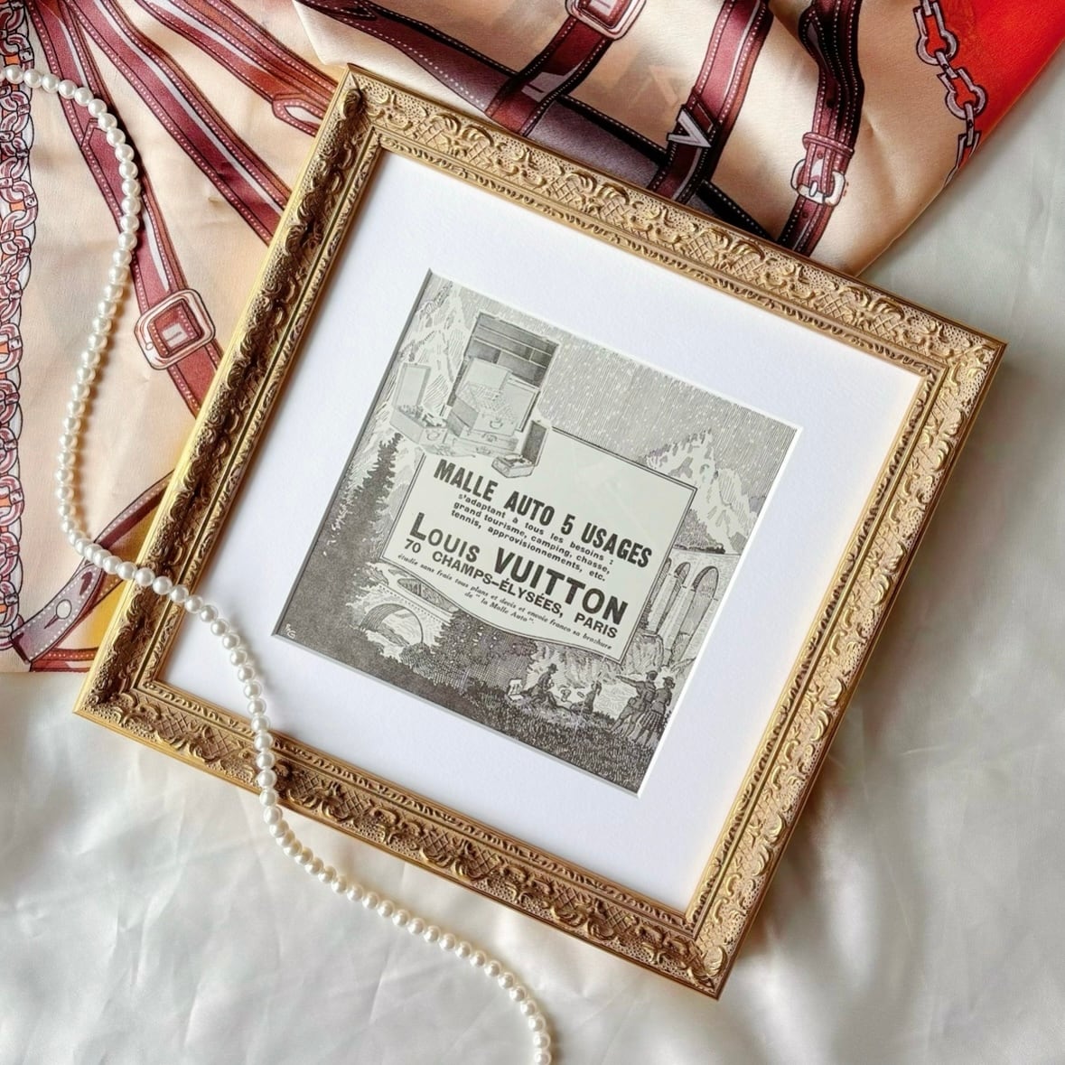 1960年代 広告＞HERMES エルメス ポスター ヴィンテージ アート