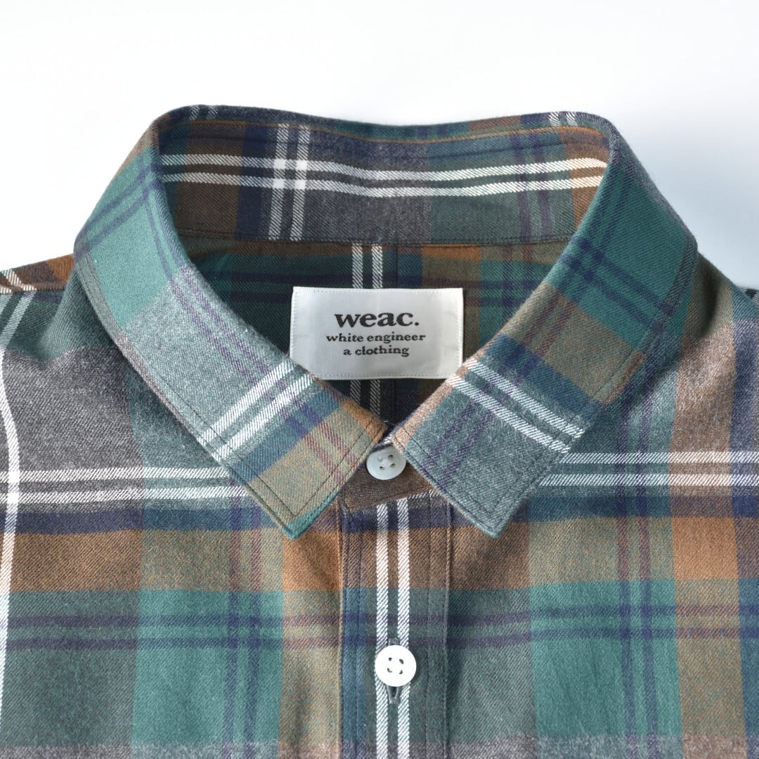 weac. ウィーク OOKAMIKUN ネルチェックシャツ【送料無料】