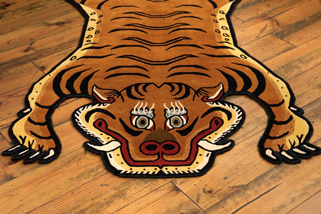 Tibetan Tiger Rug 《Lサイズ•プレミアムウール363》チベタンタイガー
