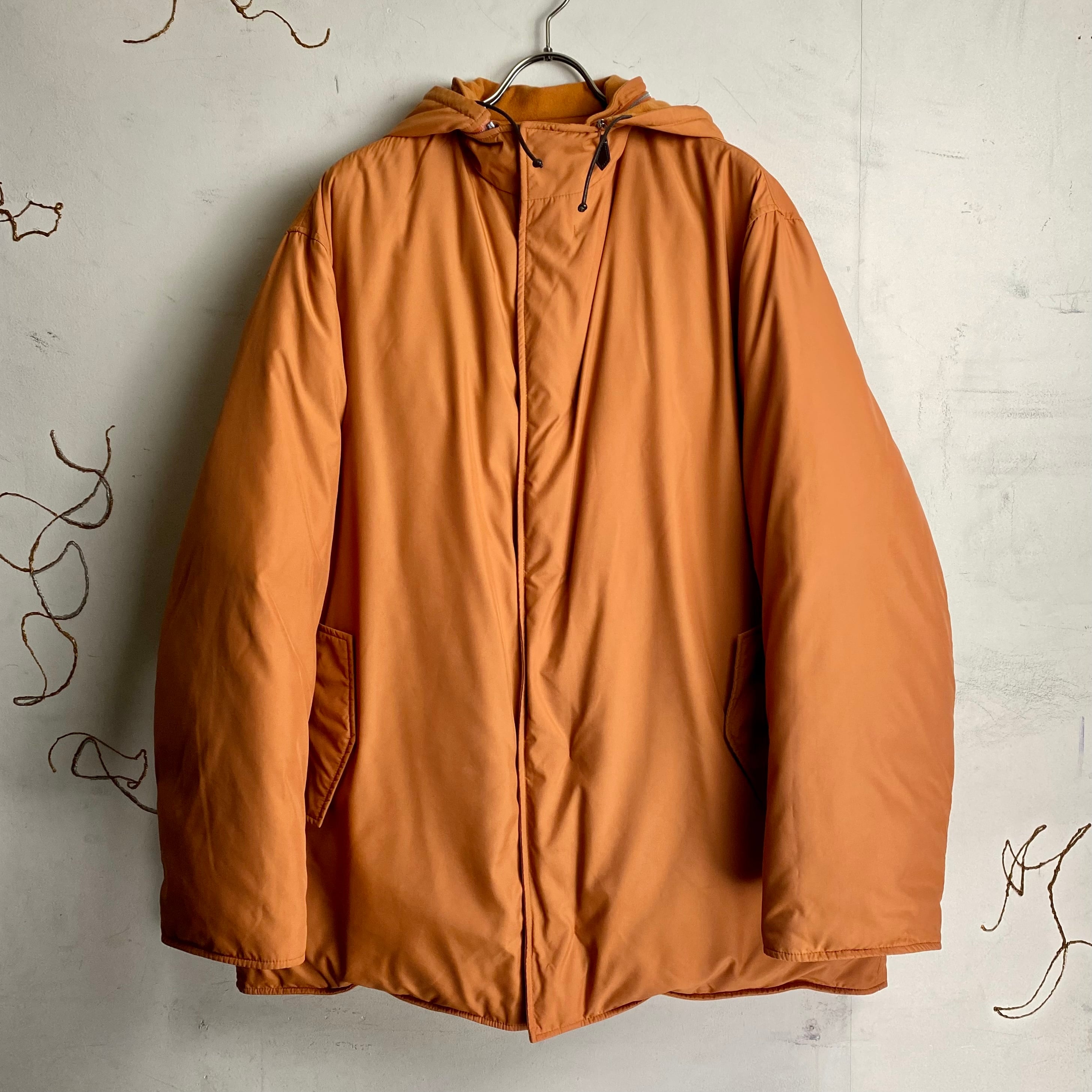 HERMES reversible cashmere down jacket “hermes orange HERMES reversible cashmere down jacket “hermes orange