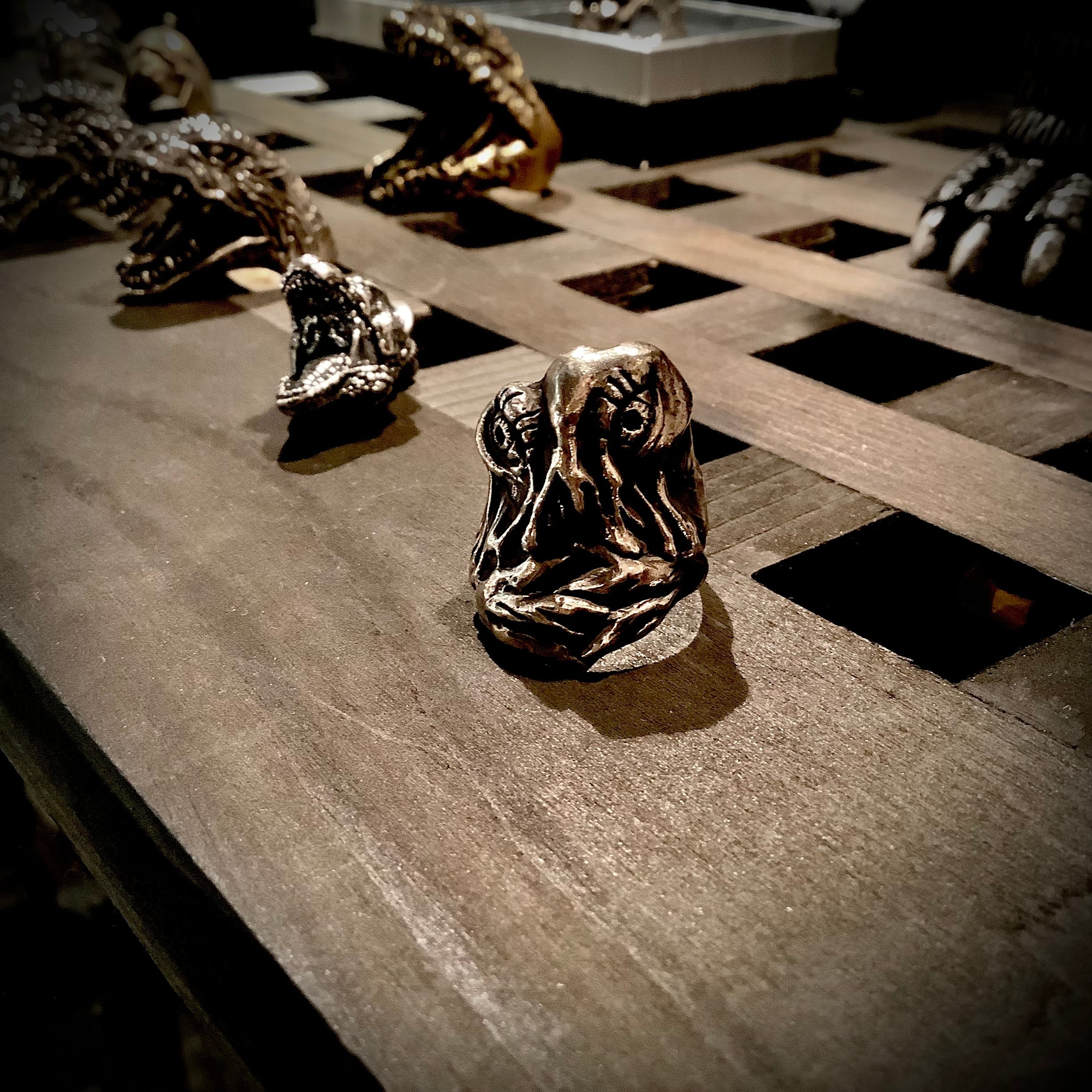 ゴジラ haraKIRI ハラキリ ヘドラ シルバーリング Silver Jewelry