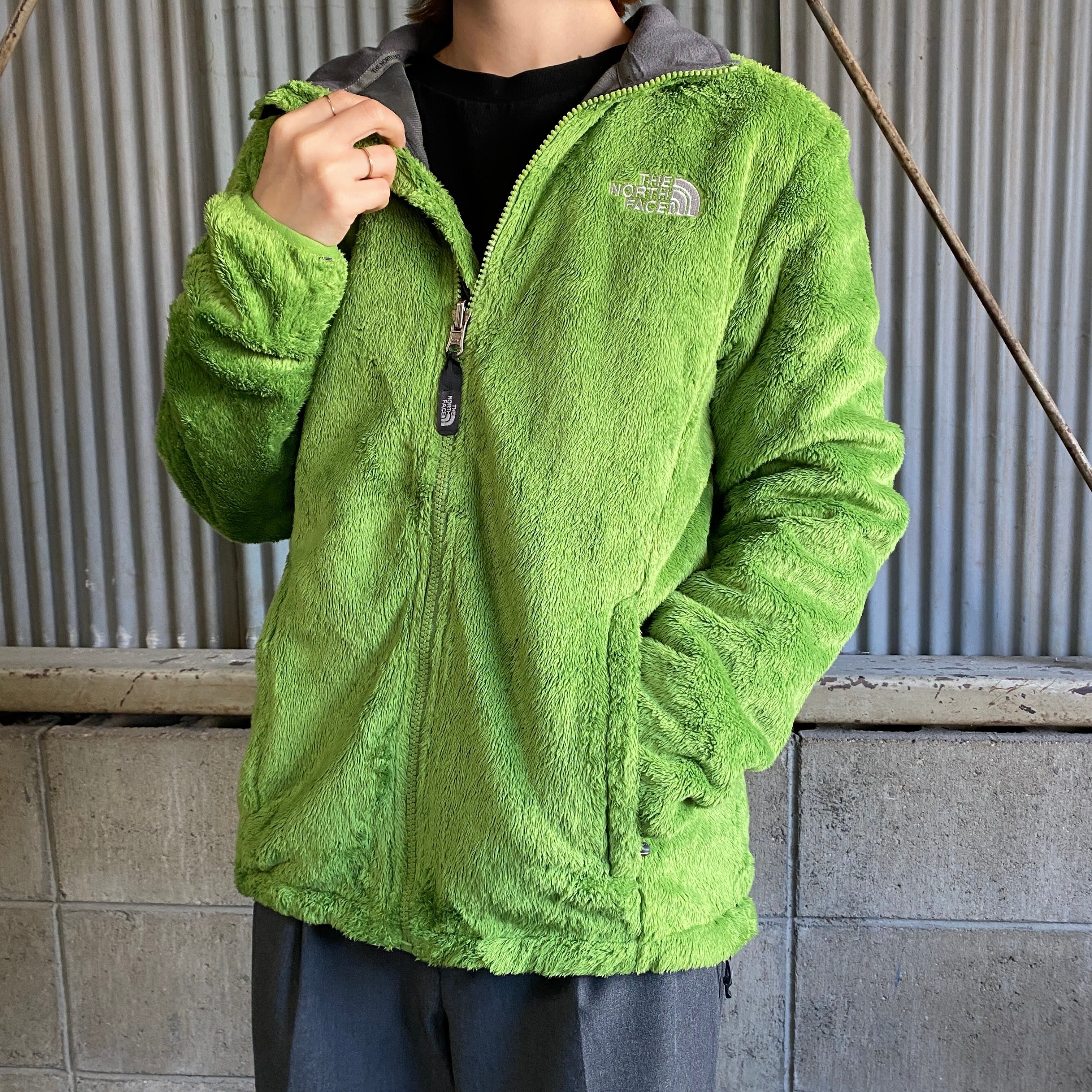 THE NORTH FACE ノースフェイス 総ボア フリース オレンジ L相当