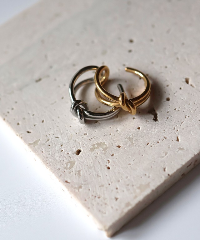 ノットバランスリング（316L サージカルステンレス 金属アレルギー対応）