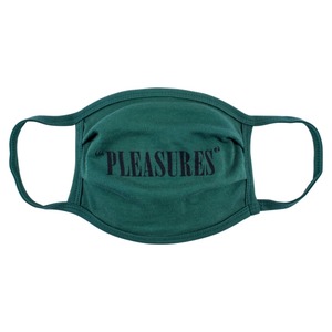 【PLEASURES/プレジャーズ】CORE LOGO FACE MASK マスク / OLIVE