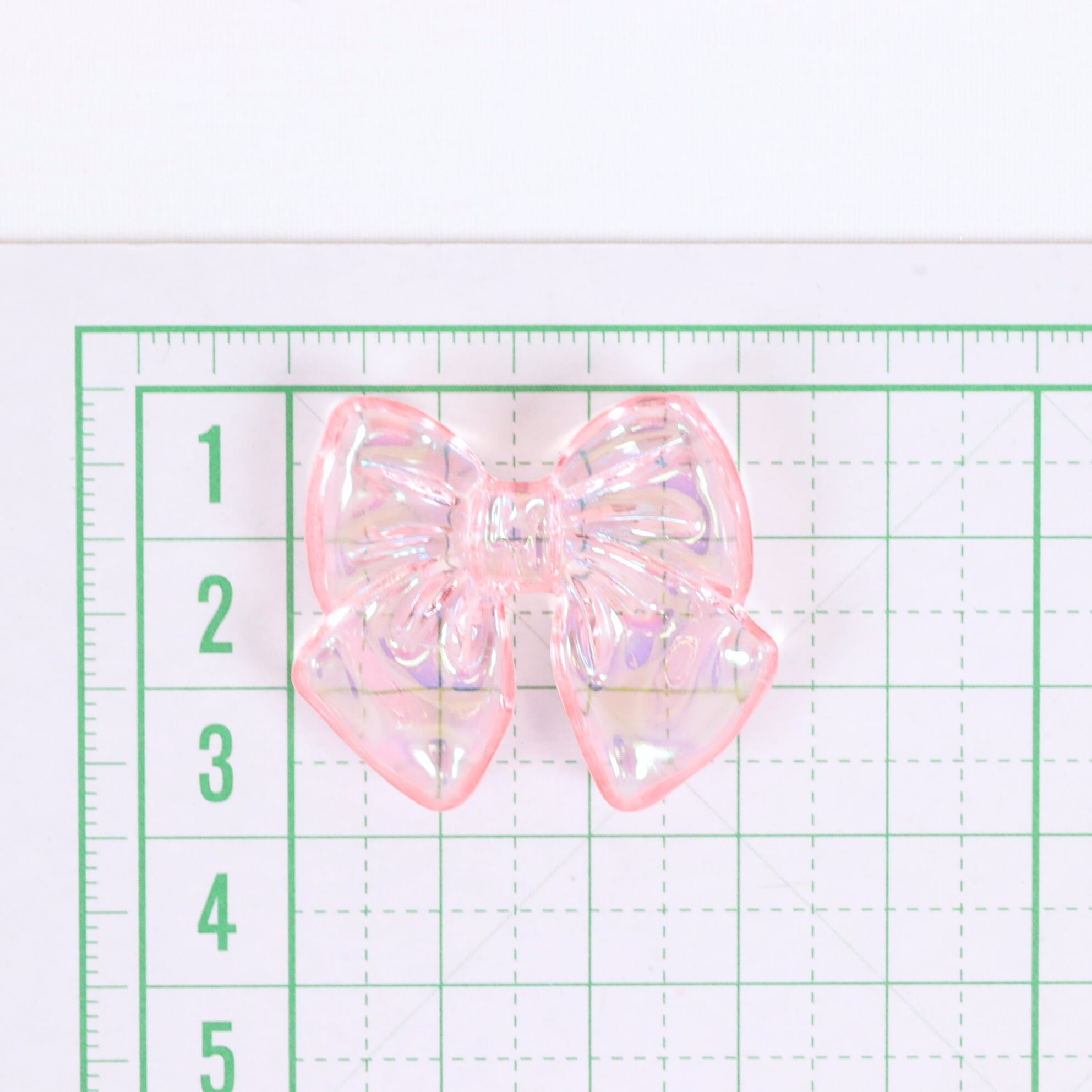 リボン オーロラ クリア パーツ 樹脂 02000234 ハンドメイド 装飾 飾り