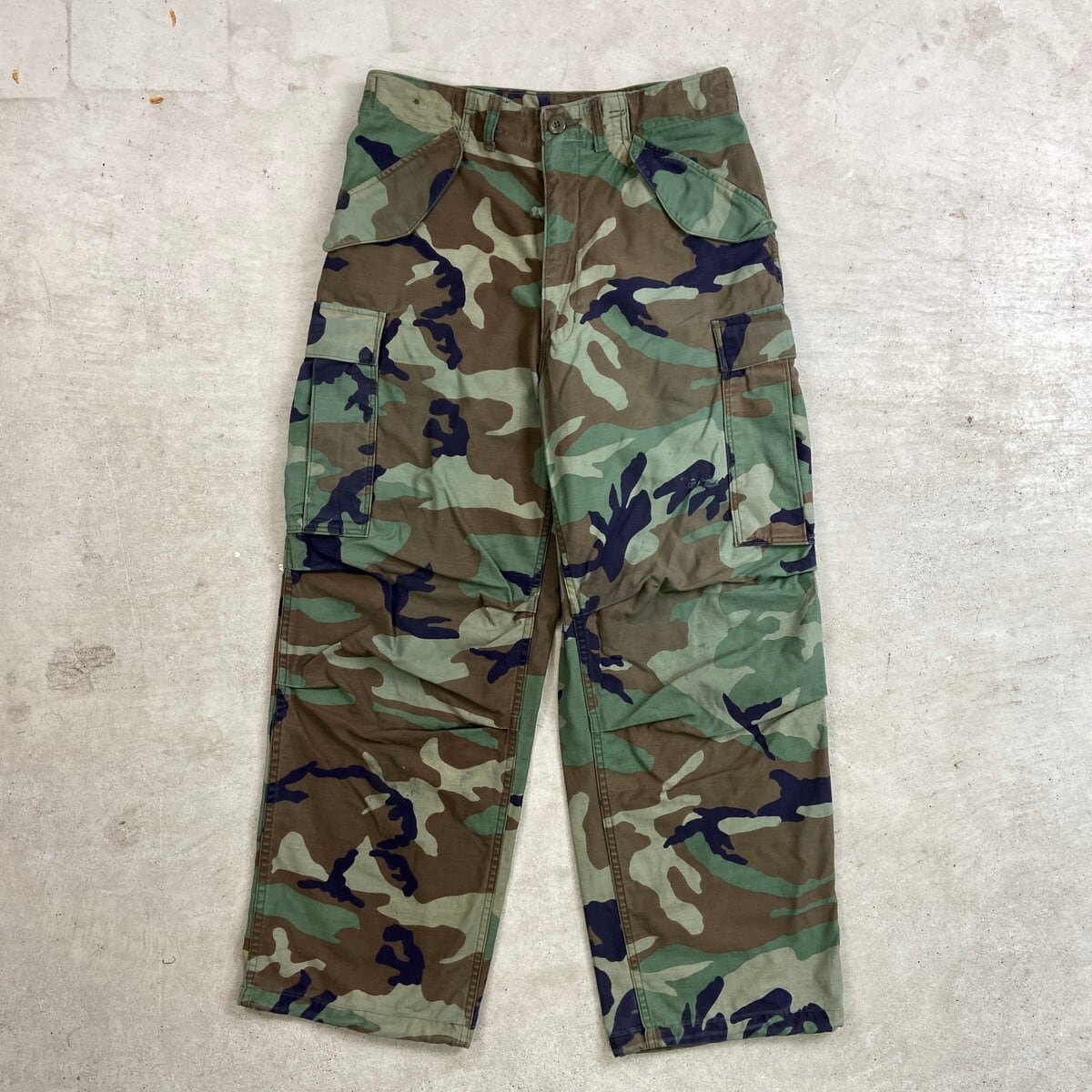 85年納品 U.S.ARMY 米軍実品 M-65 ウッドランドカモ カーゴパンツ
